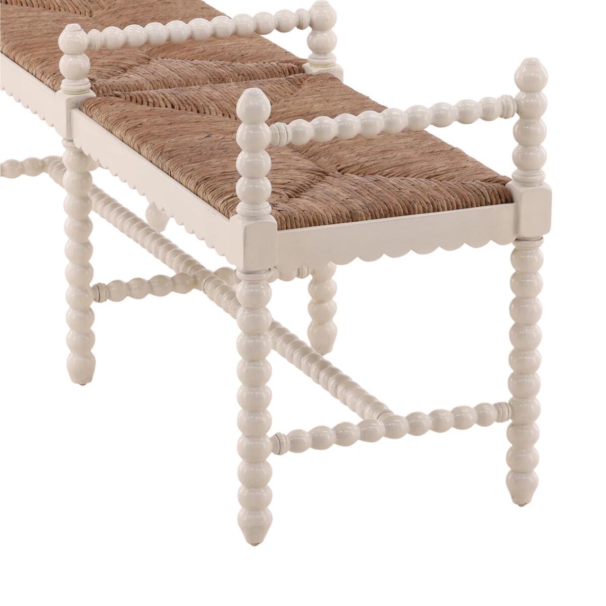 Cream Worrel Bench - Image 5