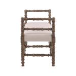 Martini Turned Leg Bench - Image 4