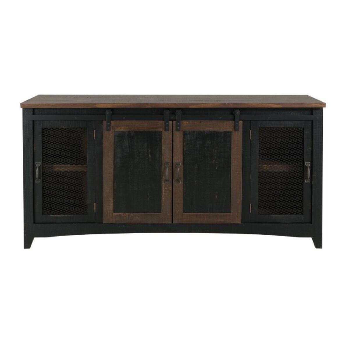 Pueblo 2 Sliding Doors, 2 Mesh Doors TV-Stand - Image 2