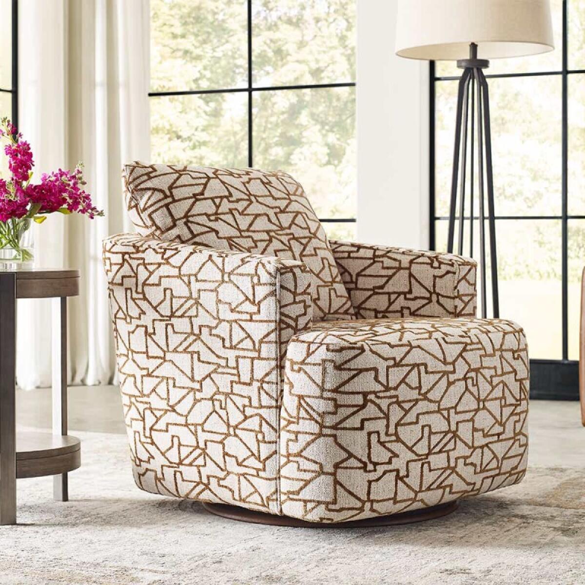 Maeve Swivel Gliding Chair - 225402 - Image 3