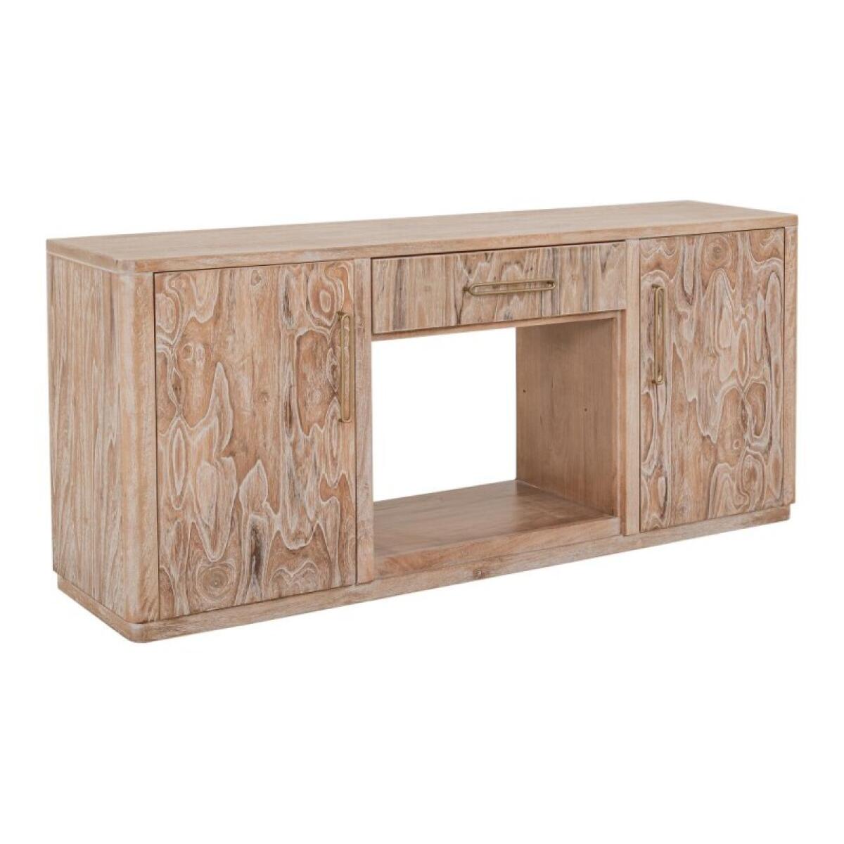 Balam 1 Drawer & 2 Door, TV Stand for Fireplace - Image 2
