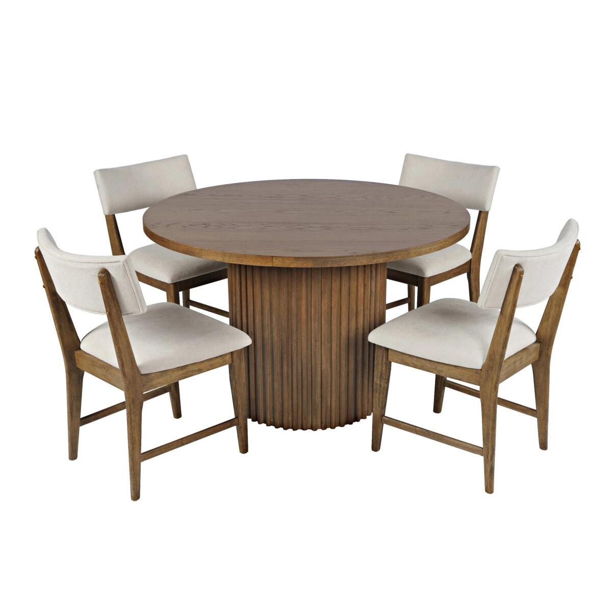 Auden 48" Pedestal Dining Table - Image 10