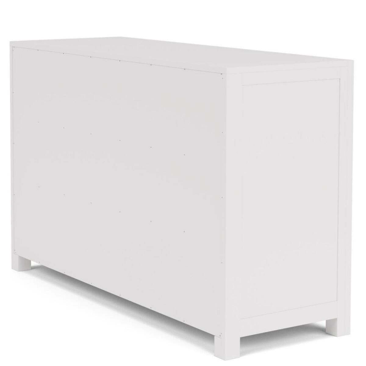 Rosalie 56" 6-Drawer Dresser-Wht - Image 4