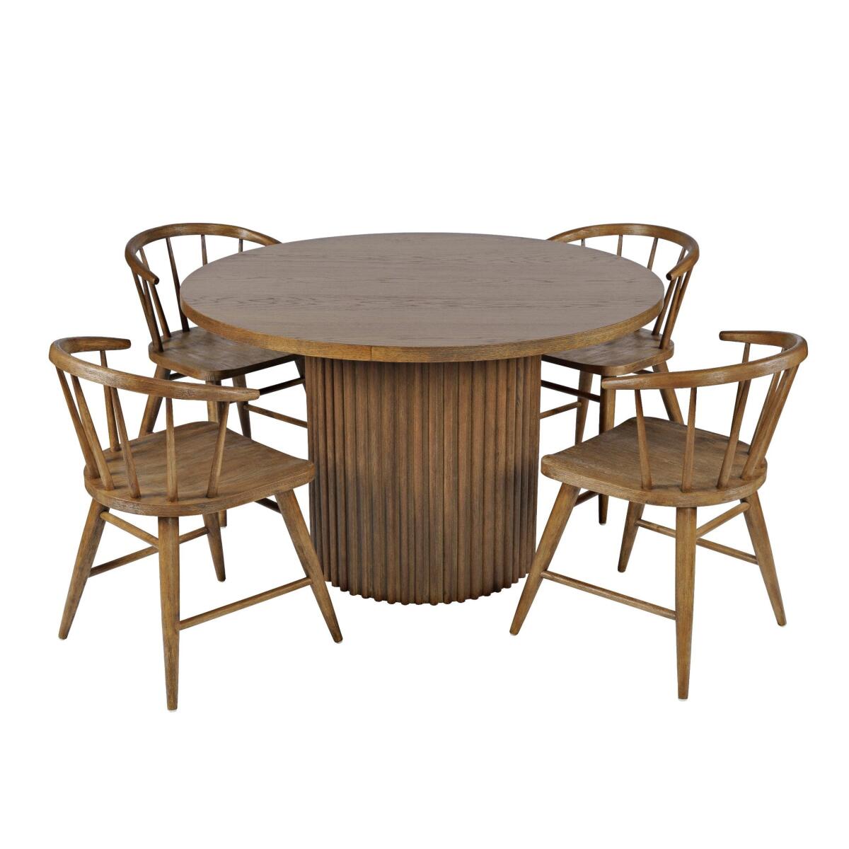 Auden 48" Pedestal Dining Table - Image 11