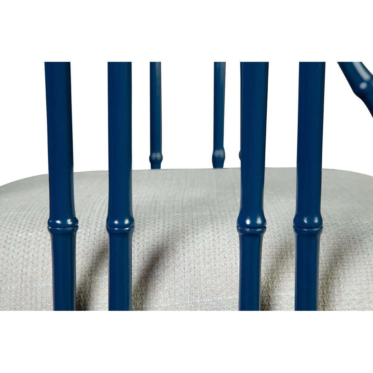 Blue Riley Arm Chair - Image 11