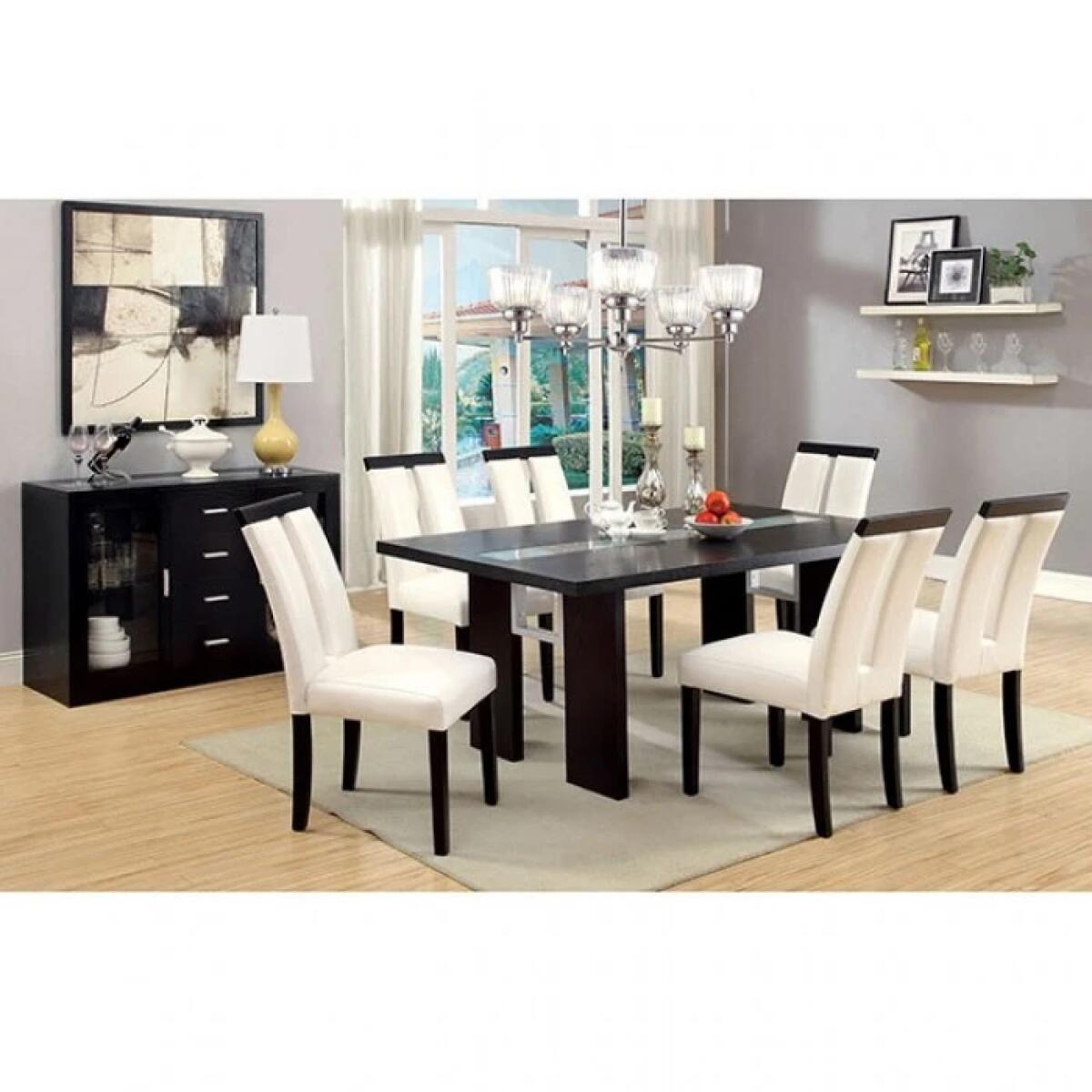 Luminar 7 Pc Dining Table Set - Image 3