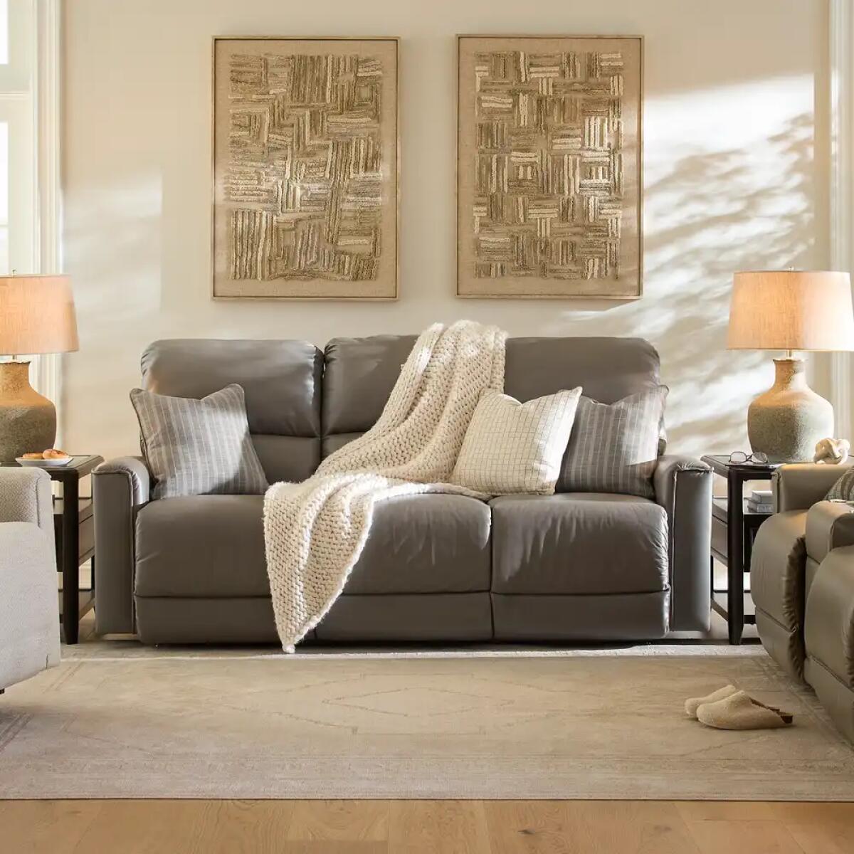 Cade Power Reclining Sofa w/ Headrest - U44803 - Image 3