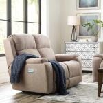 Dorian Power Reclining Loveseat w/ Headrest & Lumbar - X48755 - Image 3