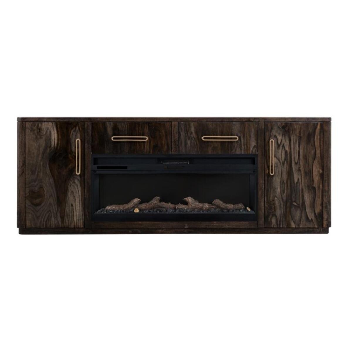 Balam 2 Drawer & 2 Door TV Stand, 80" for Fireplace - Image 3