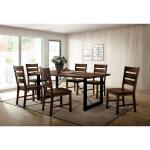 Dulce 6 Pc Dining Table Set w/ Bench - Image 4