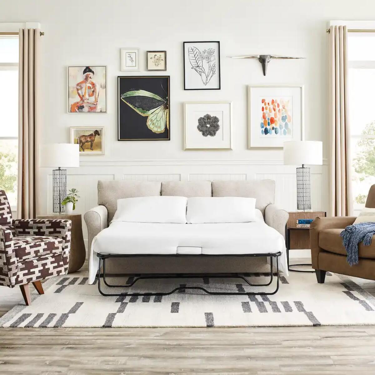Leah Queen Sleep Sofa - 510418 - Image 3