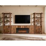 Balam 2 Drawer & 2 Door TV Stand, 80" for Fireplace - Image 7