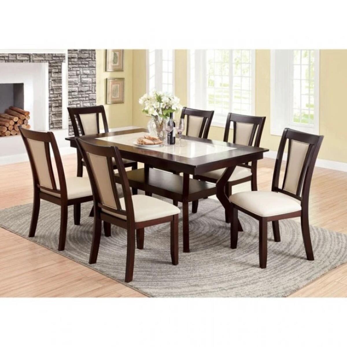 Brent 7 Pc Dining Table Set - Image 3