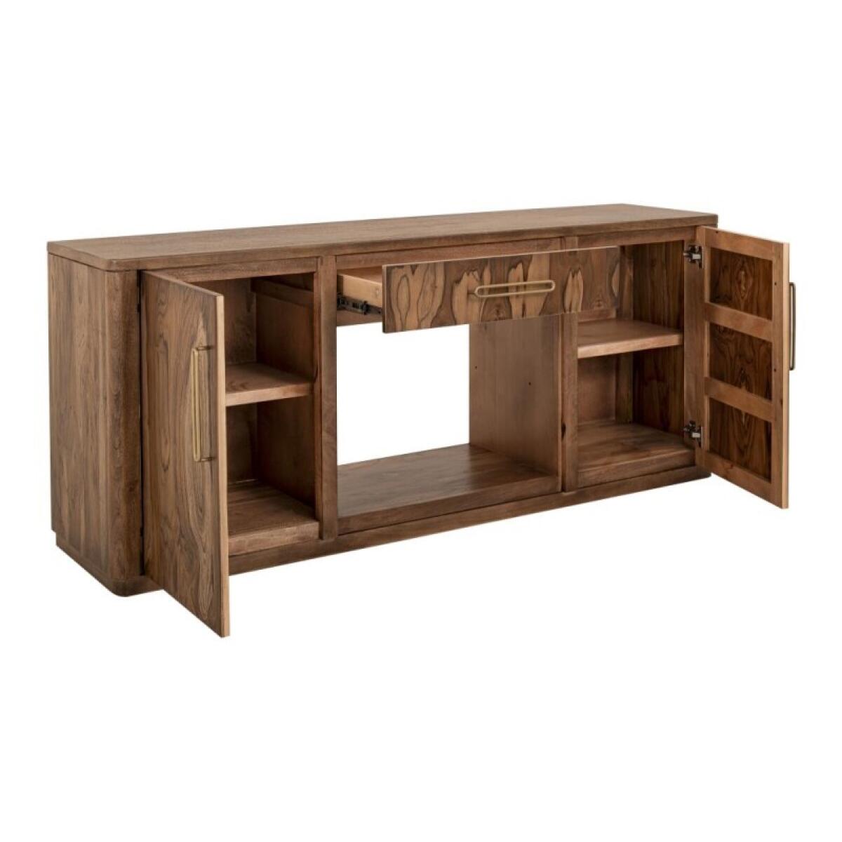 Balam 1 Drawer & 2 Door, TV Stand for Fireplace - Image 5