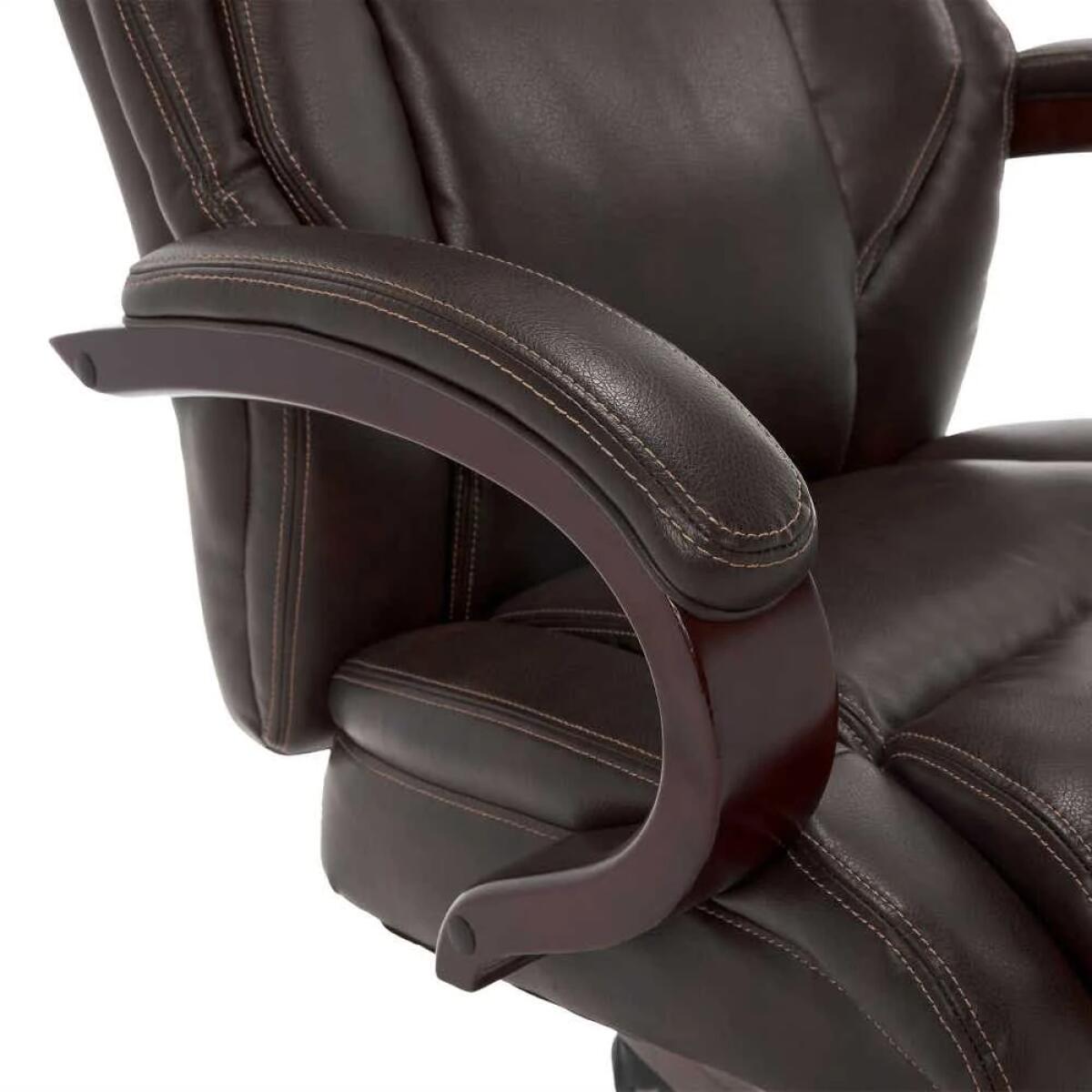Bellamy Executive Leather Office Chair, Brown - 45783-LZB - Image 11
