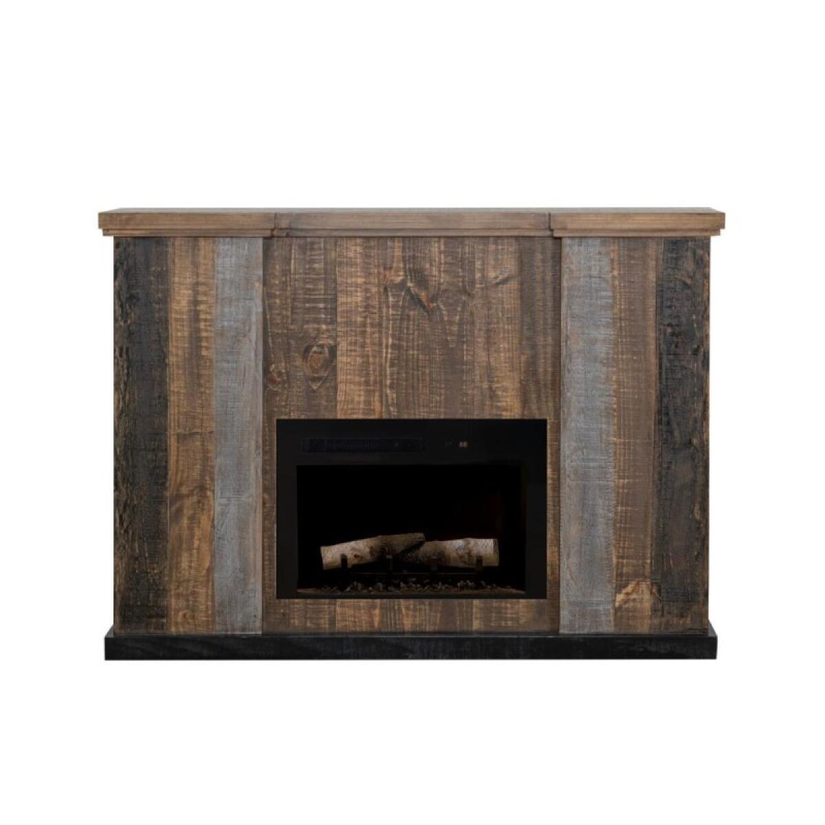Loft Brown Fireplace Console - Image 3