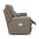 Joel Power Reclining Loveseat W/ Headrest, Lumbar & Console - Image 9
