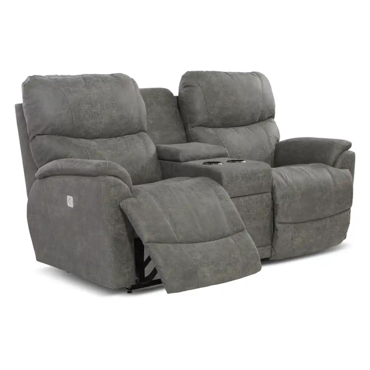 Trouper Power Reclining Loveseat w/ Headrest & Console - U49724 - Image 5