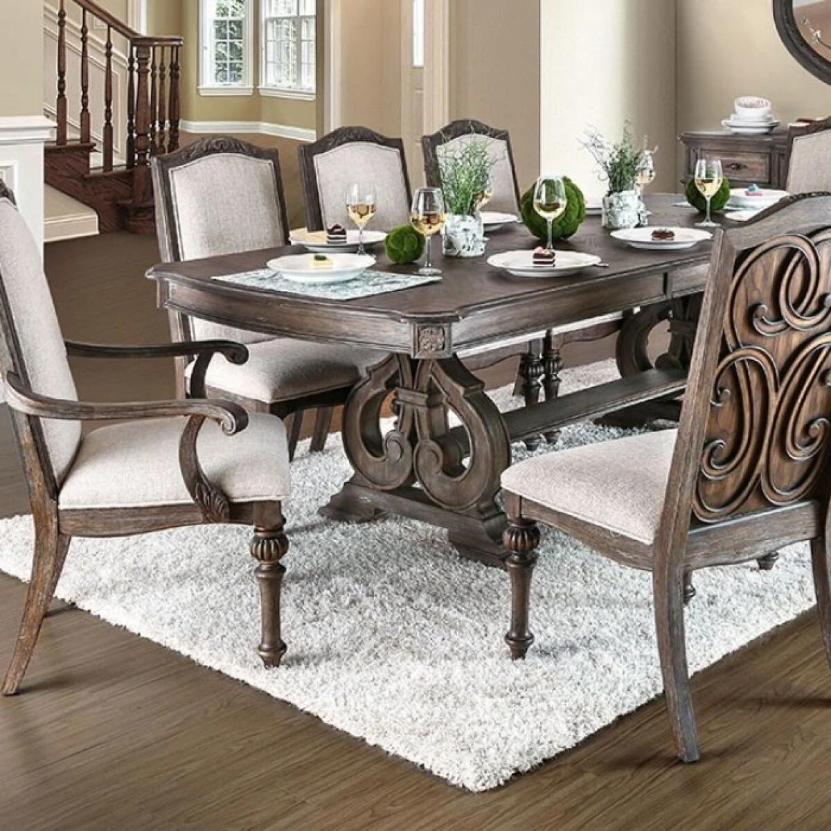 Arcadia 7 Pc Dining Table Set - Image 2