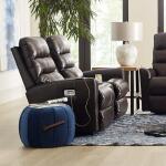 Liam Power Wall Reclining Loveseat w/ Console Headrest & Lumbar - X39786 - Image 6