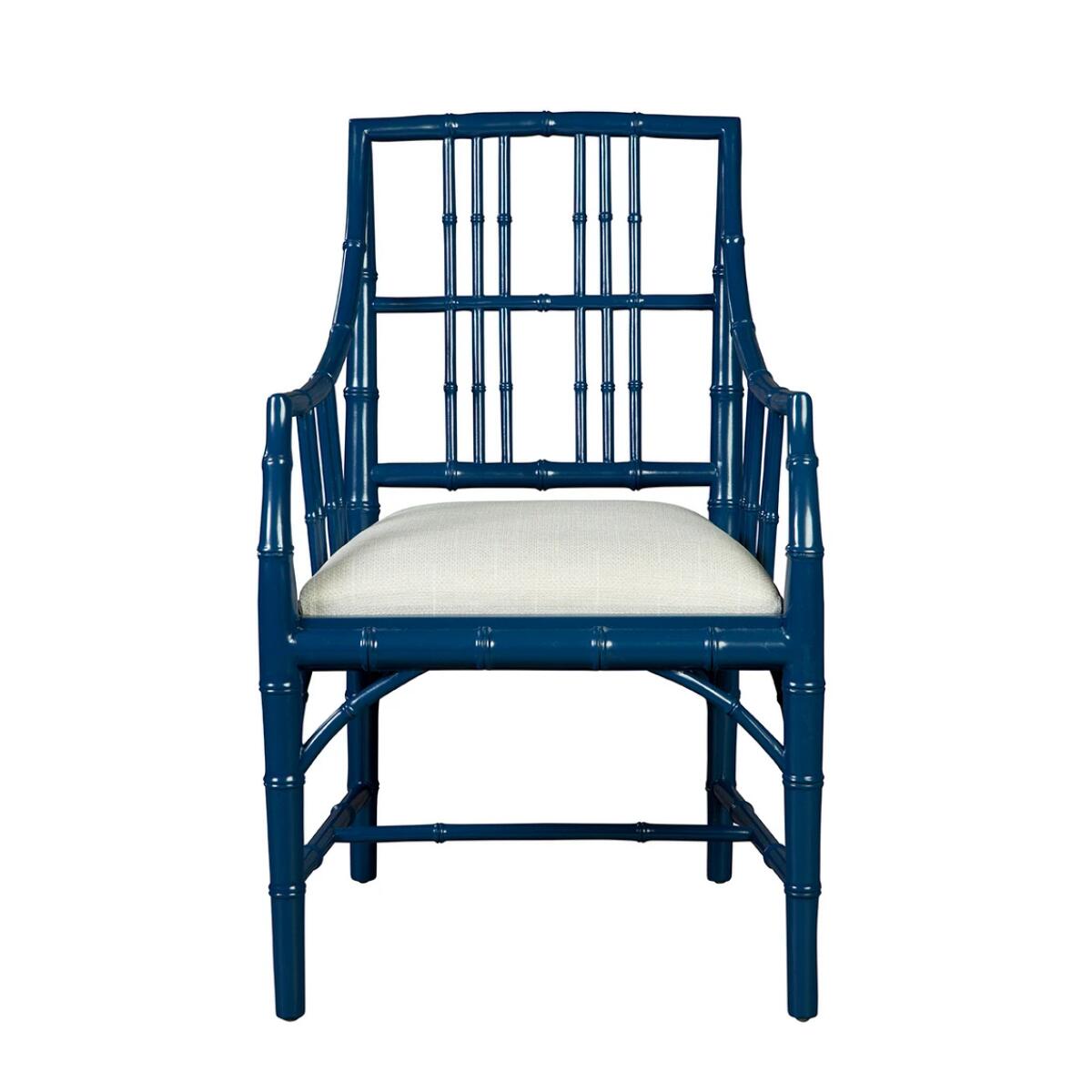 Blue Riley Arm Chair - Image 4