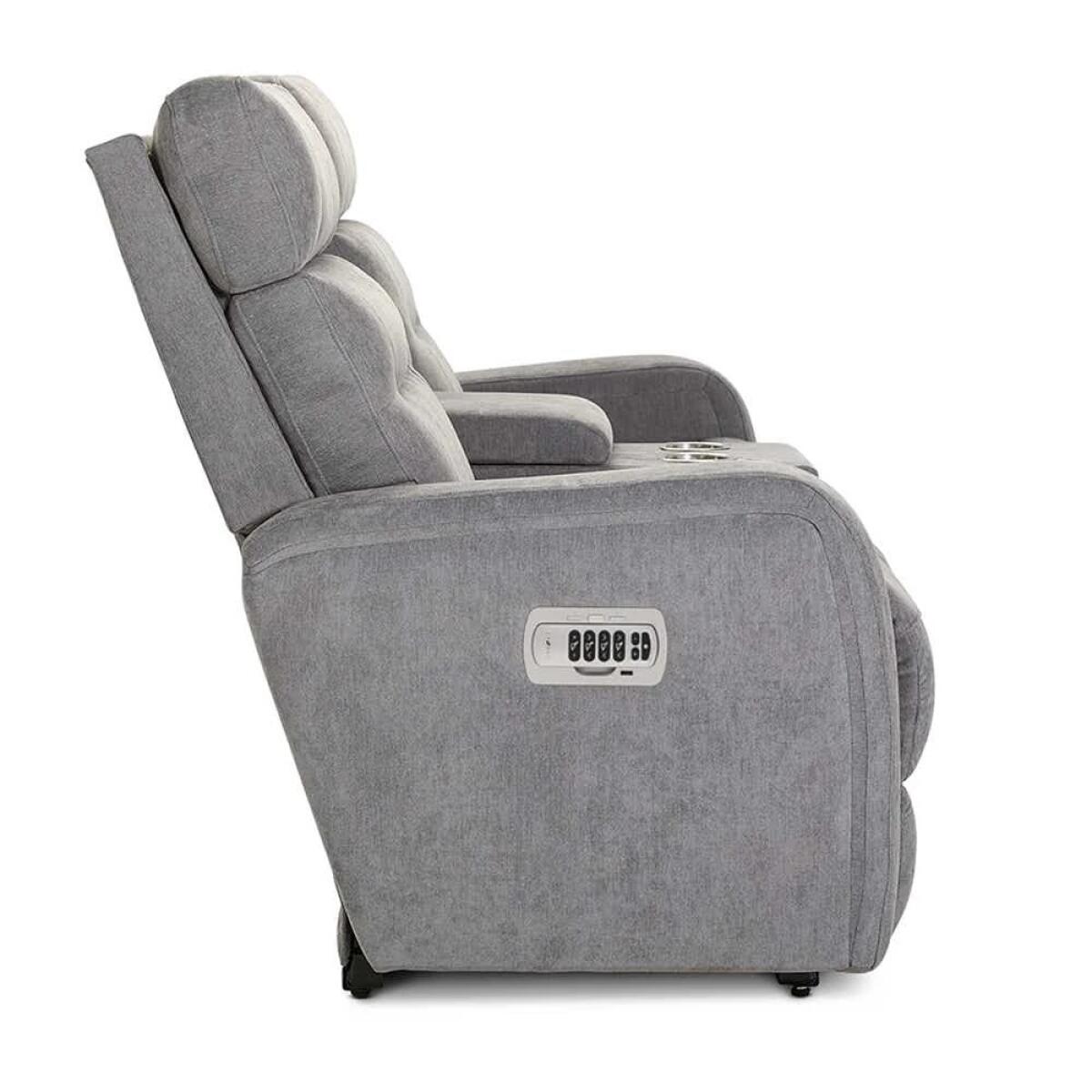 Baron Power Wall Reclining Loveseat w/ Console, Headrest & Lumbar - X39807 - Image 7
