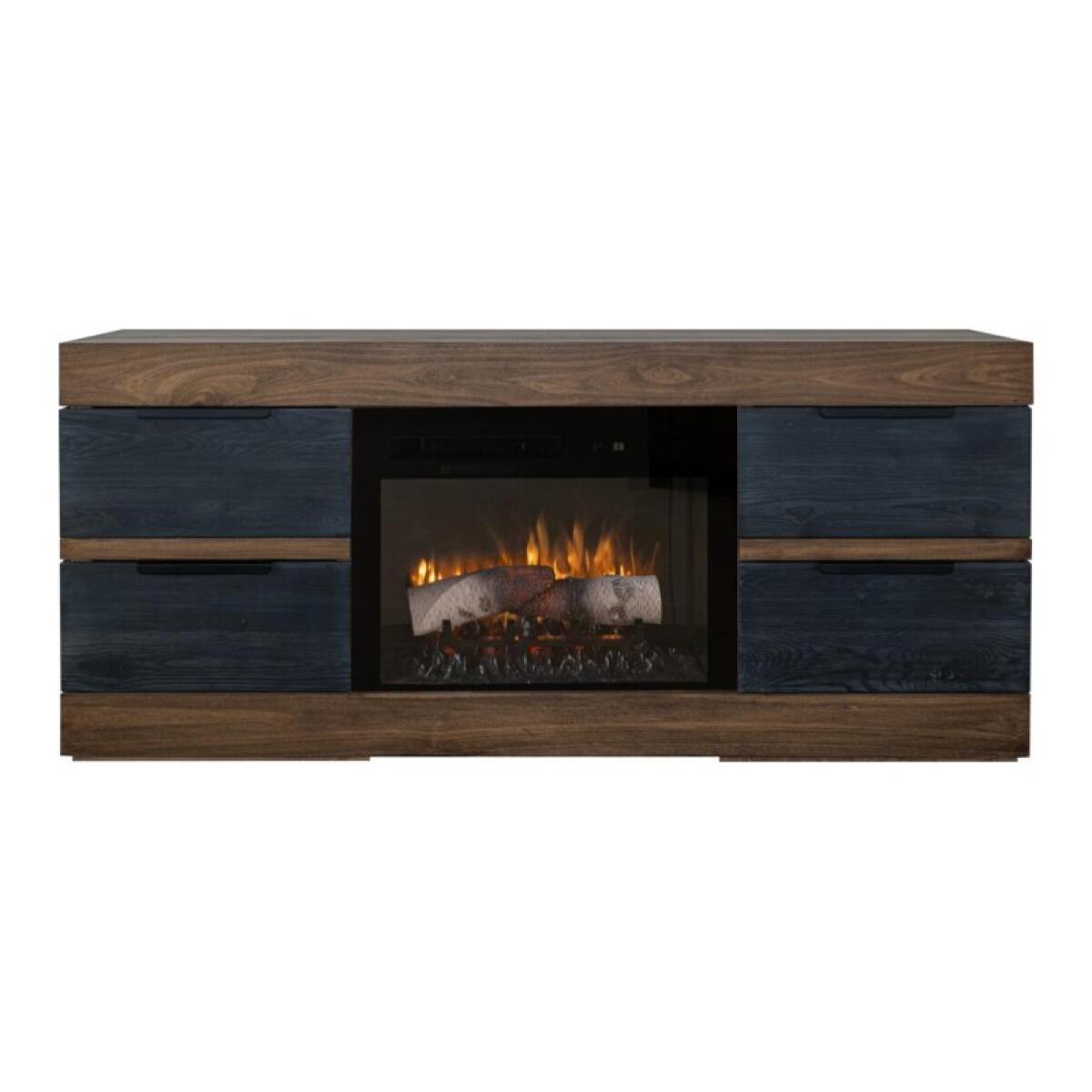 Tuxedo 4 Drawer Fireplace TV Stand 70" - Image 4