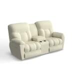 Morrison Power Reclining Loveseat W/ Headrest, Lumbar & Console