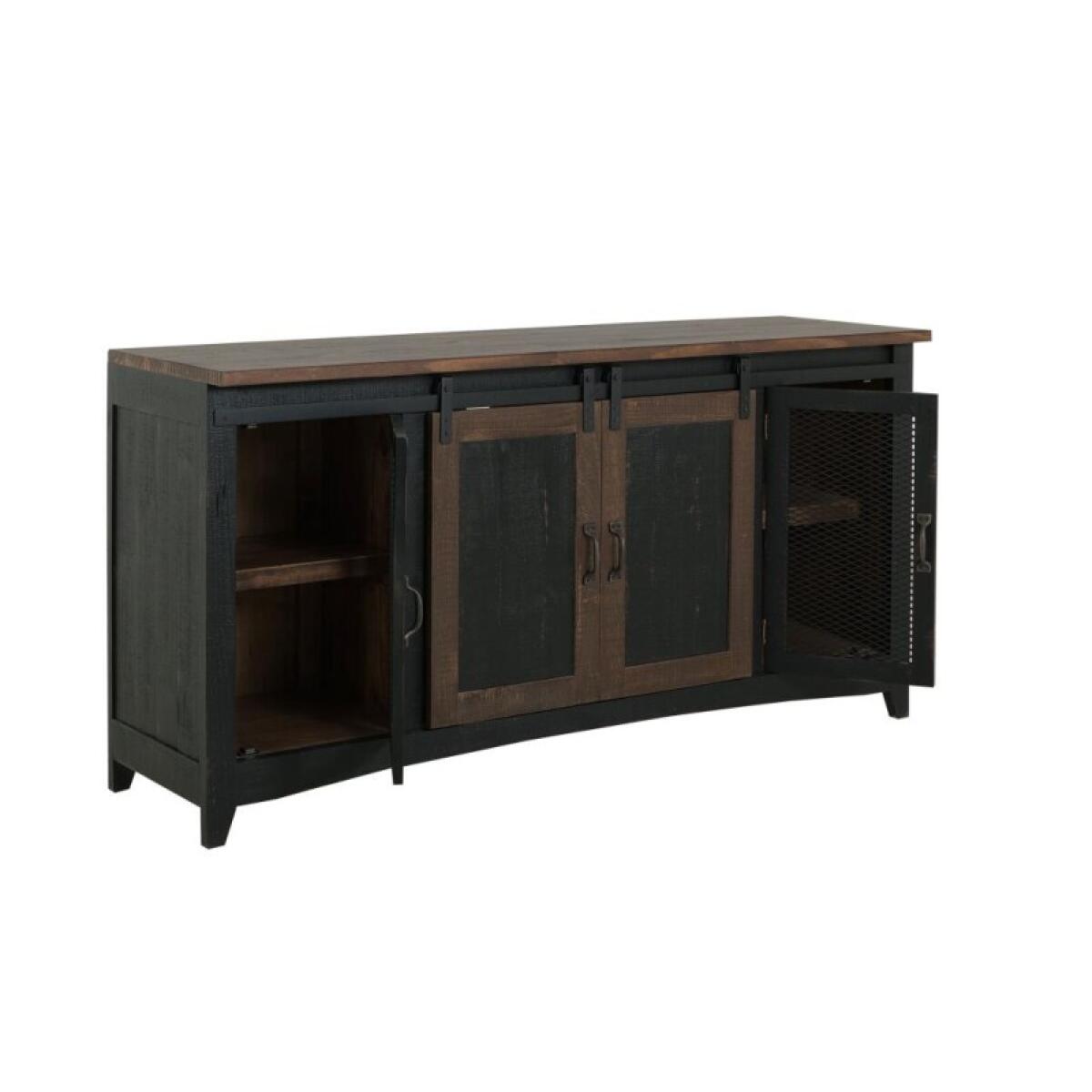 Pueblo 2 Sliding Doors, 2 Mesh Doors TV-Stand - Image 6