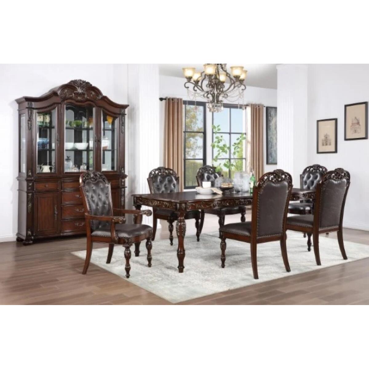 Nouvelle 7 Pc Dining Table Set - Image 3