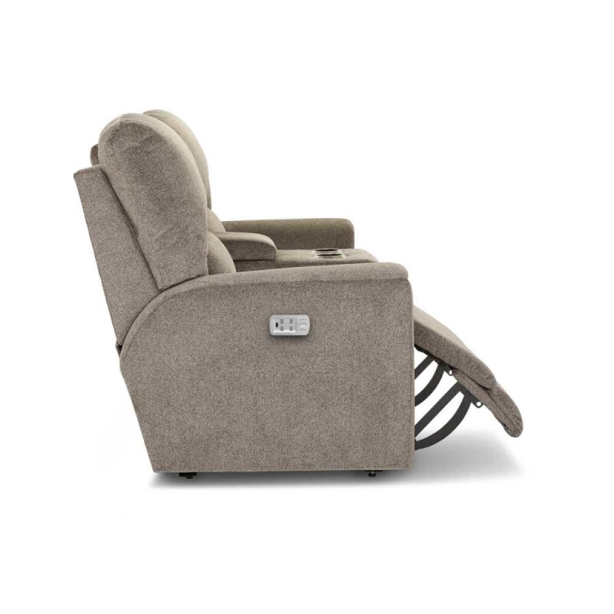 Cassian Power Reclining Loveseat w/ Headrest, Lumbar & Console - X49802 - Image 7