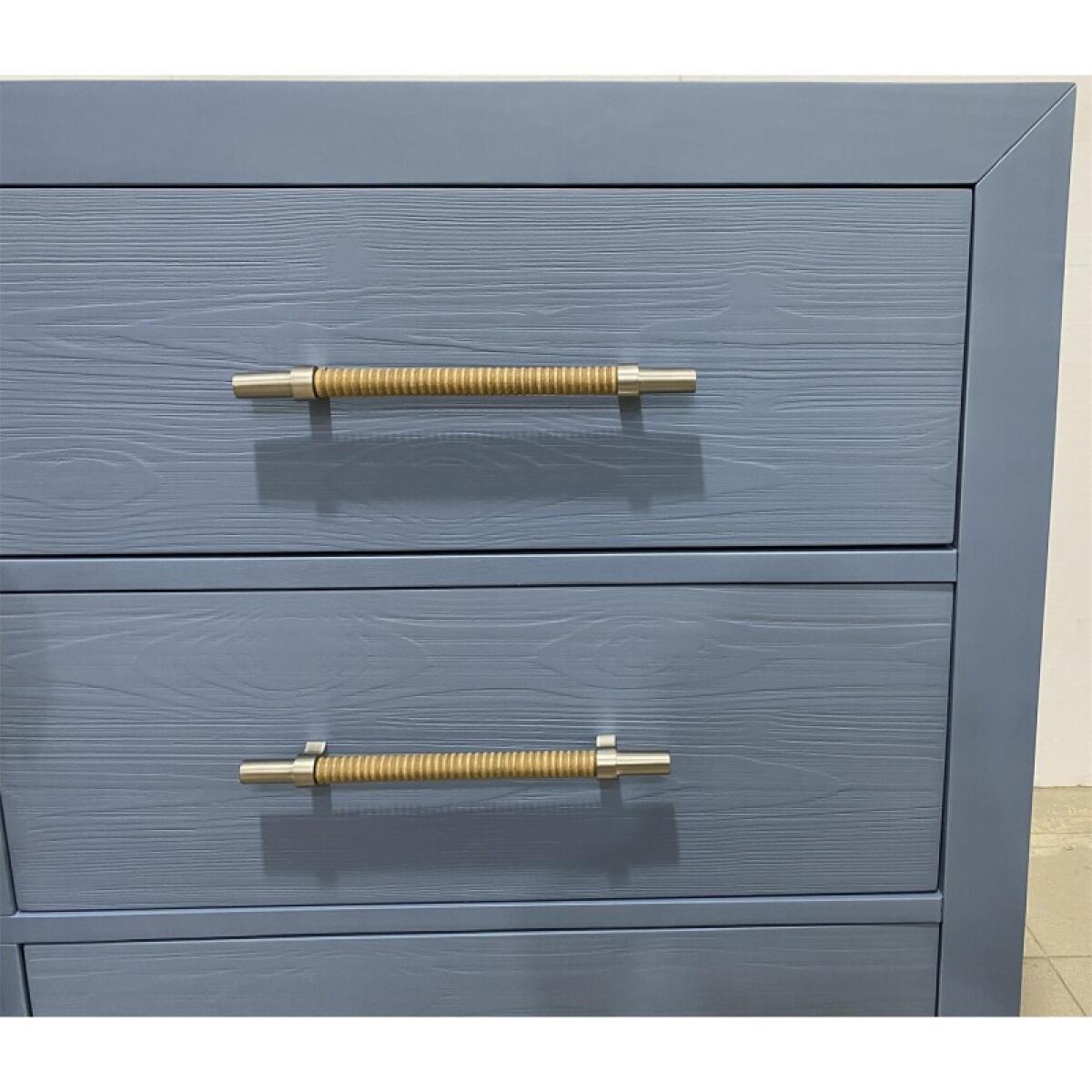 Rosalie 56" 6-Drawer Dresser-Blue - Image 11