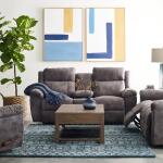 Joel Power Reclining Loveseat W/ Headrest, Lumbar & Console - Image 4