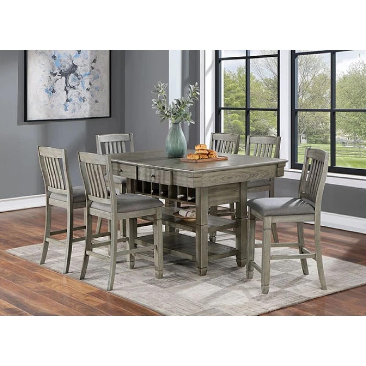 Anaya 7 Pc Counter Ht Table Set - Image 3