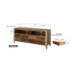 Antique 8 Drawer TV-Stand - Image 11
