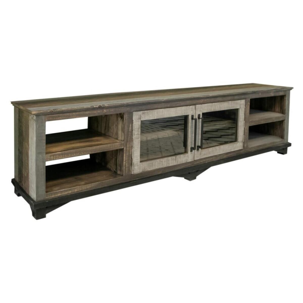 Loft Brown 2 Door 93" TV Stand - Image 2
