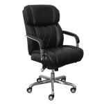 Sutherland Quilted Leather Office Chair, Jet Black - 44813A-LZB