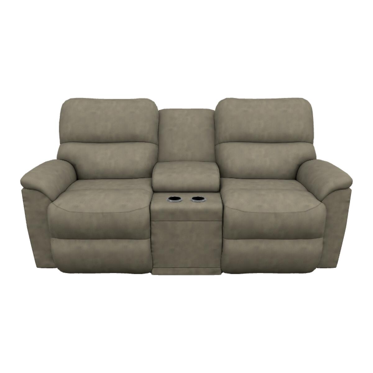 Brooks Reclining Loveseat w/ Console - 449727 - Image 2