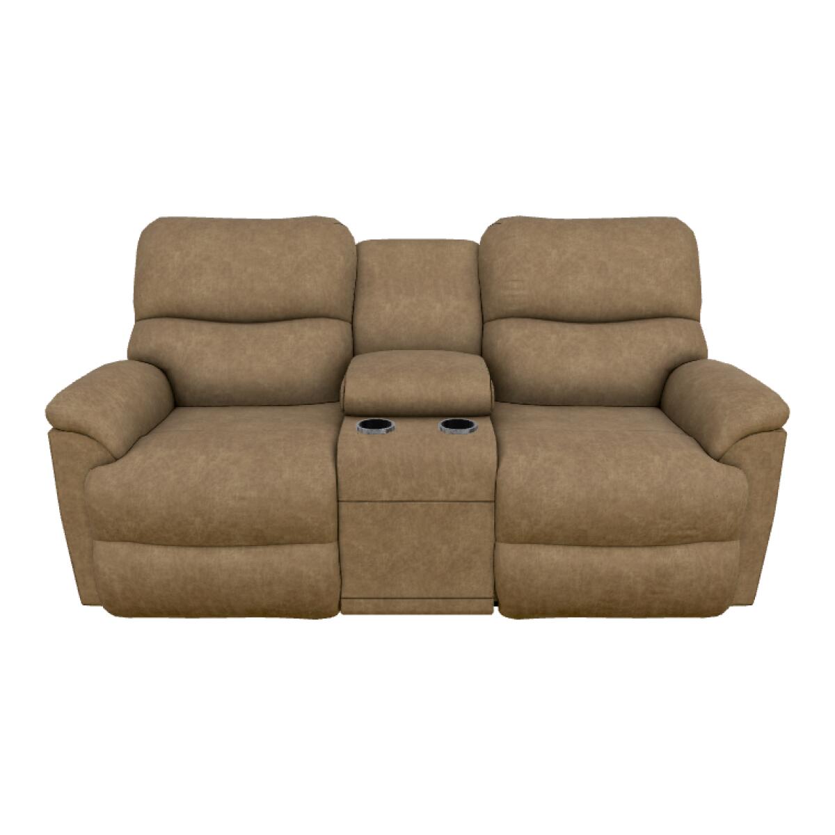 Trouper Power Reclining Loveseat w/ Headrest & Console - U49724 - Image 2