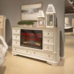 Fireplace TV Consoles 8 Drawer Fireplace Dresser