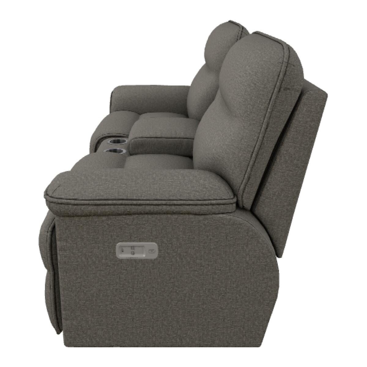 Jay Power Reclining Loveseat w/ Headrest & Console - U49706 - Image 3