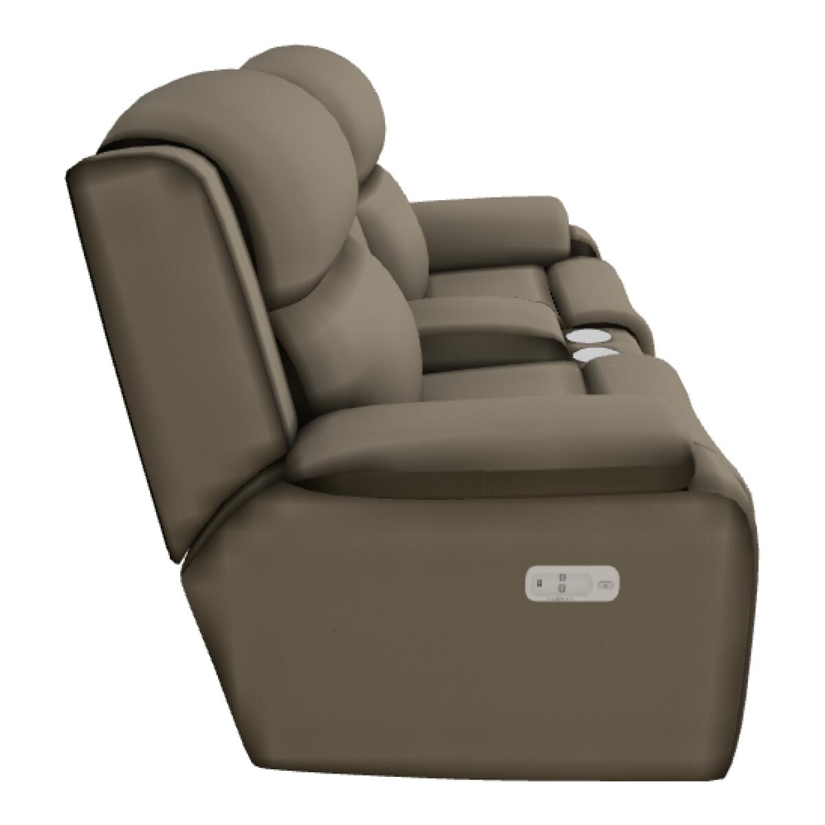 Dorian Power Reclining Loveseat w/ Headrest & Console - U49755 - Image 5