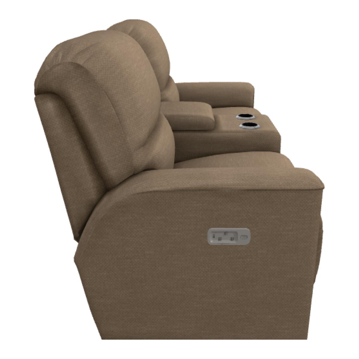 Cade Power Reclining Loveseat w/ Headrest, Lumbar & Console - X49803 - Image 5