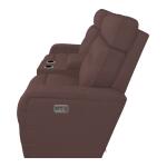 Baron Power Wall Reclining Loveseat w/ Console, Headrest & Lumbar - X39807 - Image 3