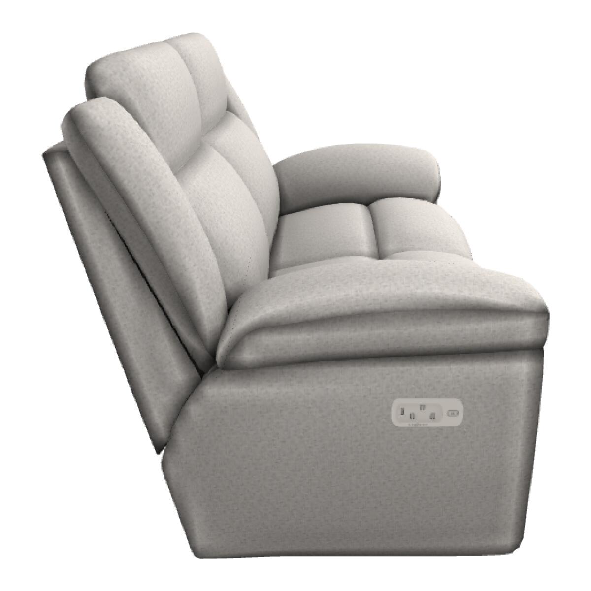Joel Power Reclining Loveseat w/ Headrest & Lumbar - X48761 - Image 5