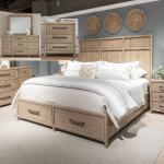 Proximity Place Queen Storage Bed, Dresser & Mirror, Night Stand
