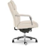 Sutherland Quilted Leather Office Chair, Light Ivory - 44813C-LZB - Image 4