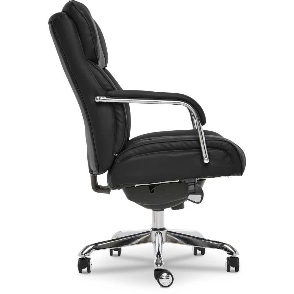 Sutherland Quilted Leather Office Chair, Jet Black - 44813A-LZB - Image 6