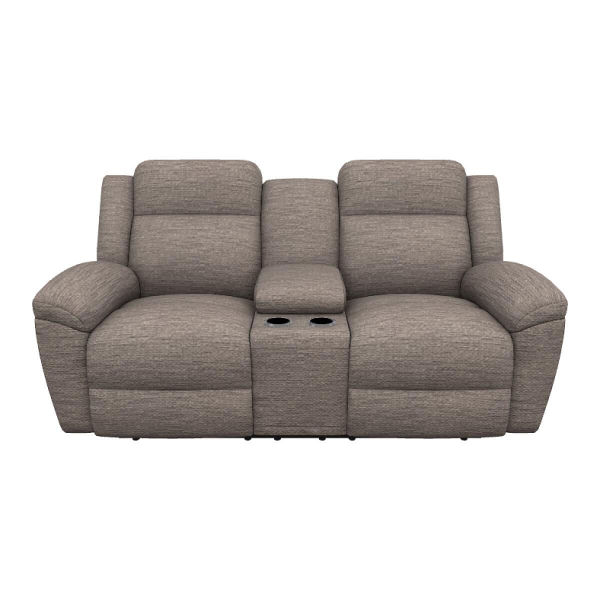 Joel Power Reclining Loveseat w/ Headrest & Console - U49761 - Image 2