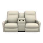 Finley Power Wall Reclining Loveseat w/ Headrest & Console - U39747